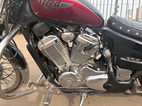 1995 Honda Steed 400, чёрный, 270000 рублей - вид 6