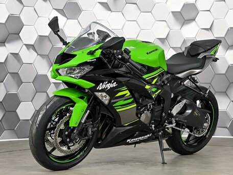 2019 Kawasaki ZX-6R Ninja, зелёный, 1077000 рублей, вид 2