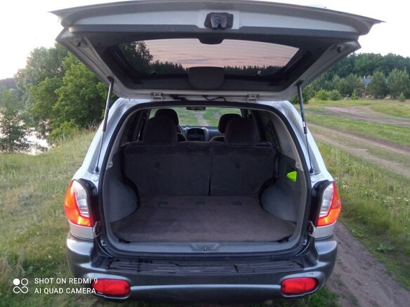 2002 Hyundai Santa Fe I, серебристый, 550000 рублей - вид 8
