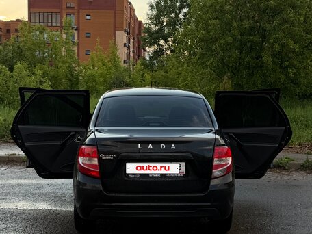 2022 Lada (ВАЗ) Granta I Рестайлинг, чёрный, 697000 рублей, вид 3