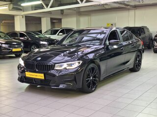 2019 BMW 3 серии 320d xDrive VII (G2x), чёрный, 3560000 рублей, вид 3