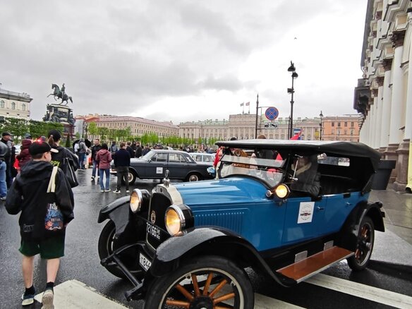 1923 Willys Knight Model 20, синий - вид 33