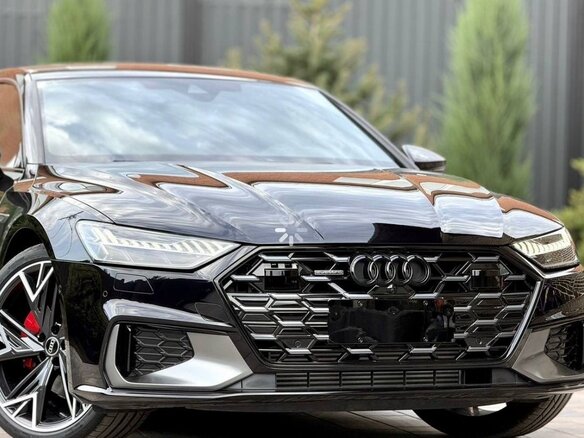 2026 Audi A7 45 TFSI II (4K), чёрный - вид 9