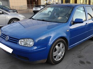 1998 Volkswagen Golf IV, голубой, 238000 рублей, вид 2