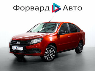 2022 Lada (ВАЗ) Granta I Рестайлинг, красный, 649800 рублей, вид 3
