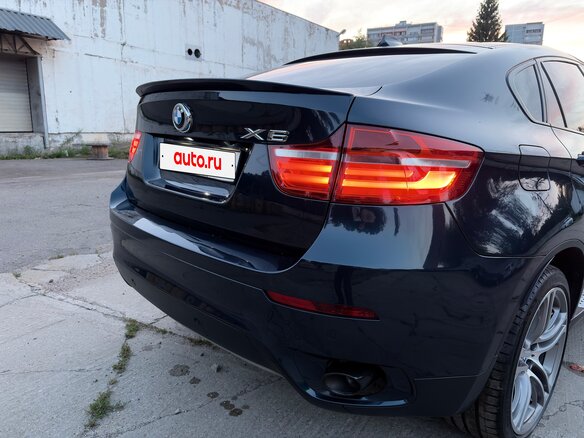 2013 BMW X6 35i I (E71) Рестайлинг, синий - вид 7