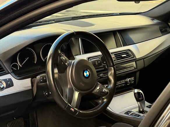 2014 BMW 5 серии 528i xDrive VI (F10/F11/F07) Рестайлинг, серый, 2150000 рублей - вид 7