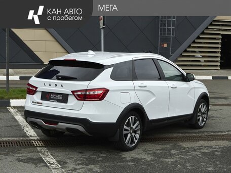 2019 Lada (ВАЗ) Vesta SW Cross I, белый, 998000 рублей, вид 2