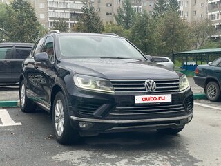 2015 Volkswagen Touareg II Рестайлинг, синий, 2600000 рублей, вид 2