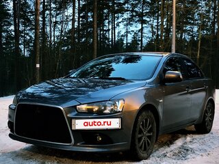 2011 Mitsubishi Lancer X Рестайлинг, серый, 788000 рублей, вид 2