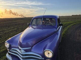 1949 ГАЗ М-20 «Победа», фиолетовый, 790000 рублей, вид 2