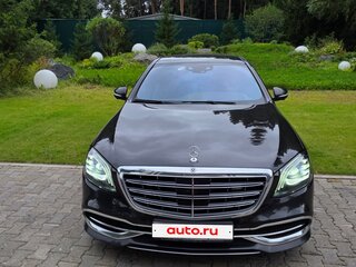 2017 Mercedes-Benz Maybach S-Класс 560 I (X222) Рестайлинг, чёрный, 5500000 рублей, вид 2