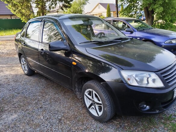 2012 Lada (ВАЗ) Granta I, чёрный