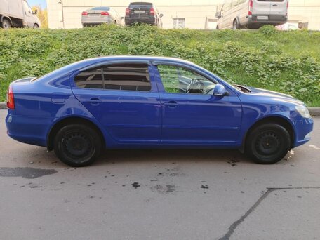 2009 Skoda Octavia II (A5) Рестайлинг, синий, 535000 рублей, вид 3