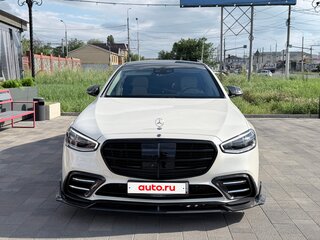 2021 Mercedes-Benz S-Класс 450 Long 4MATIC VII (W223), белый, 10350000 рублей, вид 2