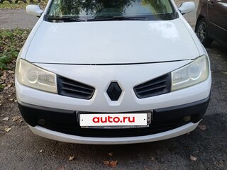 2008 Renault Megane II Рестайлинг, белый, 420000 рублей, вид 1