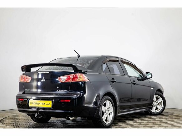 2007 Mitsubishi Lancer X, чёрный - вид 3