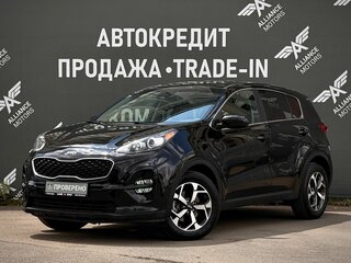 2020 Kia Sportage IV Рестайлинг, чёрный, 1865000 рублей, вид 3