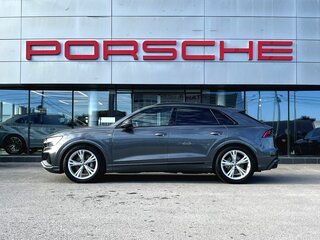 2019 Audi Q8 55 TFSI I (4M), серый, 5590000 рублей, вид 2