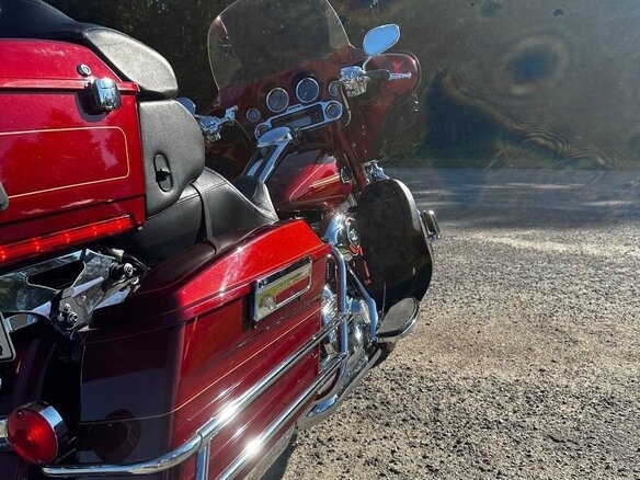 2008 Harley-Davidson Electra Glide, красный, 680000 рублей - вид 4