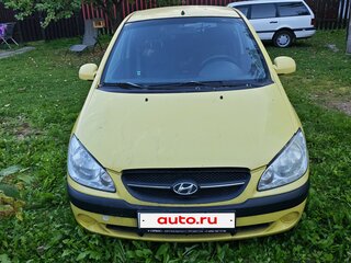 2008 Hyundai Getz I Рестайлинг, жёлтый, 395000 рублей, вид 1