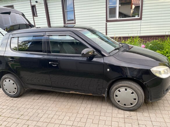 2009 Skoda Fabia II, чёрный, 320000 рублей - вид 3