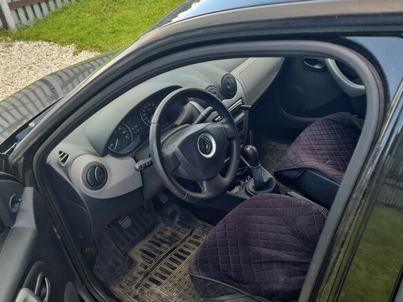 2012 Renault Logan I Рестайлинг, чёрный, 590000 рублей - вид 6