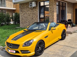 2012 Mercedes-Benz SLK-Класс 200 III (R172), жёлтый, 2450000 рублей, вид 2