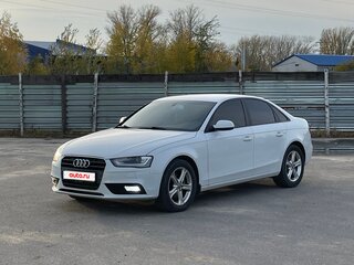 2013 Audi A4 IV (B8) Рестайлинг, белый, 1290000 рублей, вид 1
