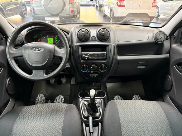 2015 Lada (ВАЗ) Granta I, чёрный - вид 12