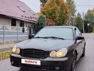 2007 Hyundai Sonata ТагАЗ IV (EF) Рестайлинг, чёрный, 235000 рублей, вид 1