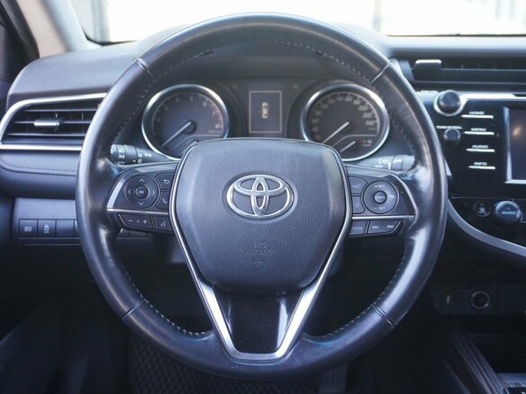 2019 Toyota Camry VIII (XV70), чёрный - вид 13