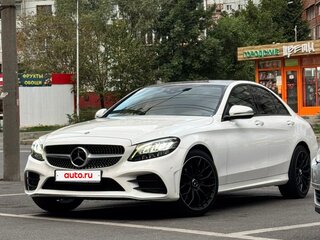 2021 Mercedes-Benz C-Класс 200 IV (W205) Рестайлинг, белый, 3370000 рублей, вид 1