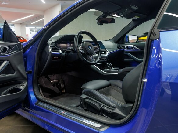 2021 BMW 4 серии 420d xDrive G22, G23, G26, синий - вид 18
