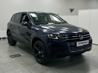 2010 Volkswagen Touareg II, синий, 1615000 рублей, вид 3