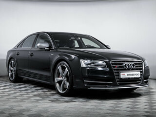 2013 Audi S8 III (D4), чёрный, 3091195 рублей, вид 3