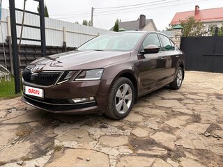 2017 Skoda Octavia III (A7) Рестайлинг, коричневый, 1750000 рублей, вид 2