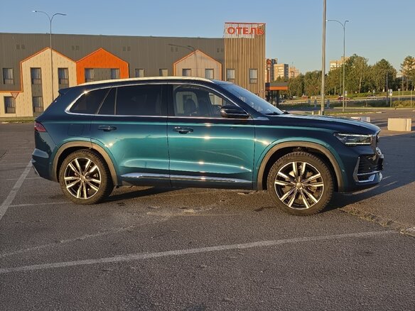 2023 Geely Monjaro (Xingyue L) I, синий - вид 4