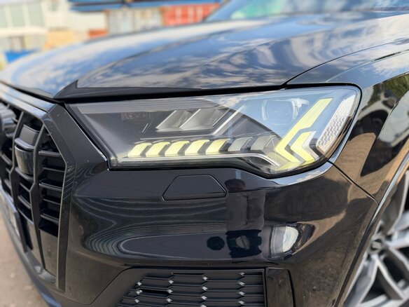 2020 Audi Q7 45 TDI II (4M) Рестайлинг, чёрный, 5900000 рублей - вид 9