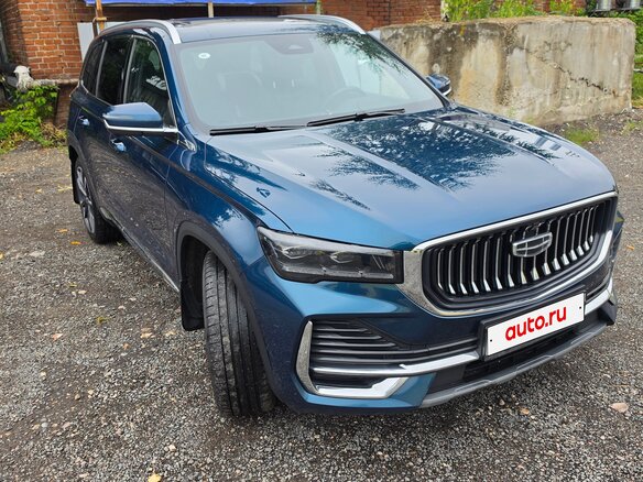 2023 Geely Monjaro (Xingyue L) I, синий - вид 2