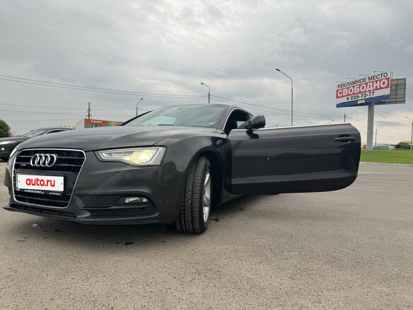 2012 Audi A5 I (8T) Рестайлинг, чёрный - вид 2