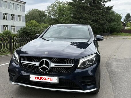2017 Mercedes-Benz GLC Coupe 250 I (C253), синий, 3600000 рублей, вид 2