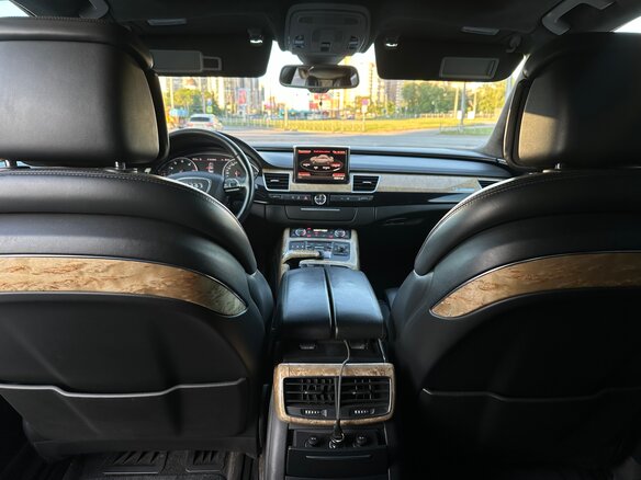 2010 Audi A8 Long III (D4), синий, 1650000 рублей - вид 12