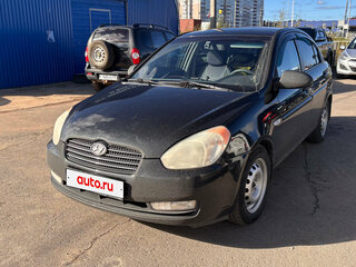 2006 Hyundai Verna II, чёрный, 280000 рублей, вид 1