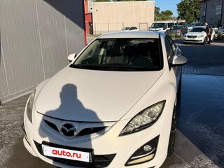 2011 Mazda 6 II (GH) Рестайлинг, белый, 1050000 рублей, вид 4