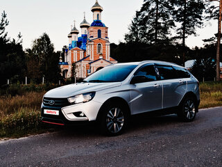 2017 Lada (ВАЗ) Vesta SW Cross I, серебристый, 1150000 рублей, вид 1