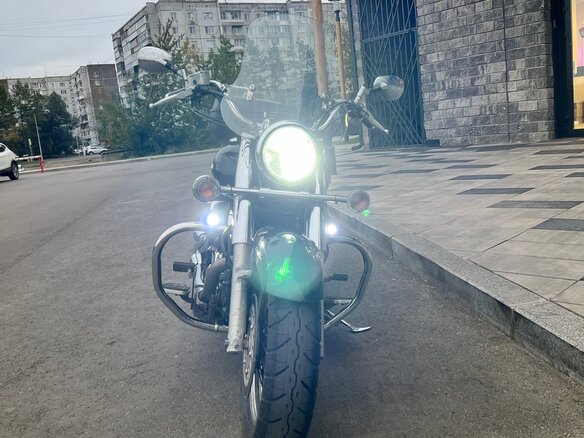 2008 Yamaha XVS1100, чёрный, 680000 рублей - вид 17