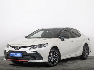 2021 Toyota Camry VIII (XV70) Рестайлинг, белый, 3399000 рублей, вид 2