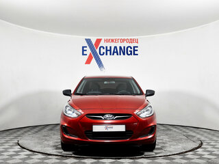 2014 Hyundai Solaris I, красный, 729000 рублей, вид 2