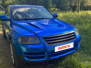 2004 Volkswagen Touareg I, синий, 850000 рублей, вид 2